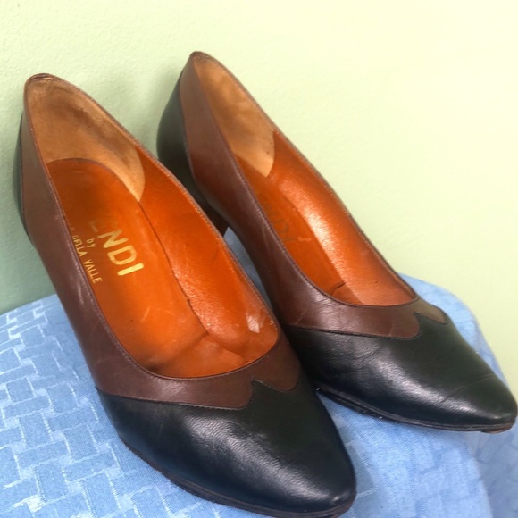 Fendi Women's Black & Brown Shoes - Picture 10 of 11